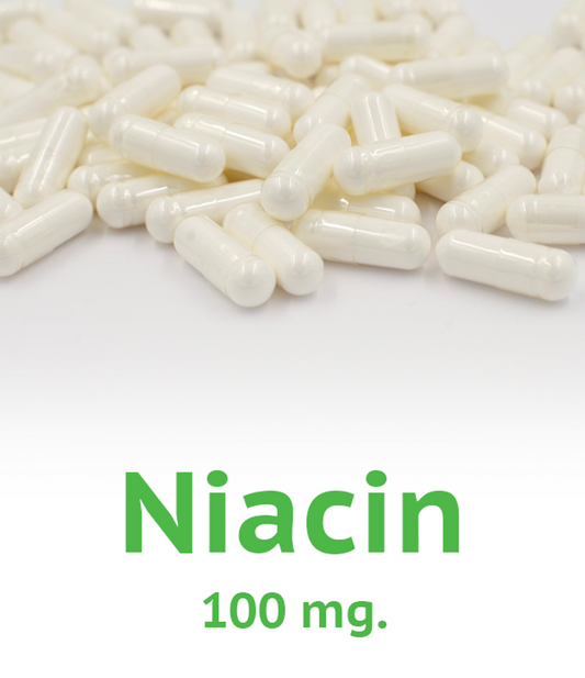 Niacin 100 mg Capsule - 250 Count