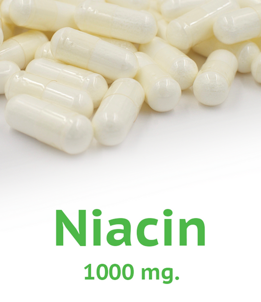 Niacin 1000 mg Capsule - 75 Count