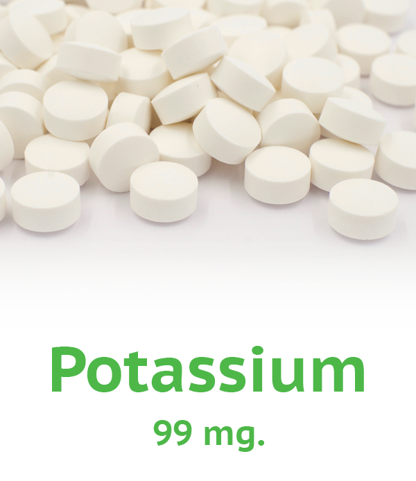 Potassium 99 mg - 125 Count